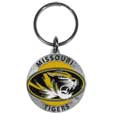 Missouri Tigers Carved Metal Key Chain